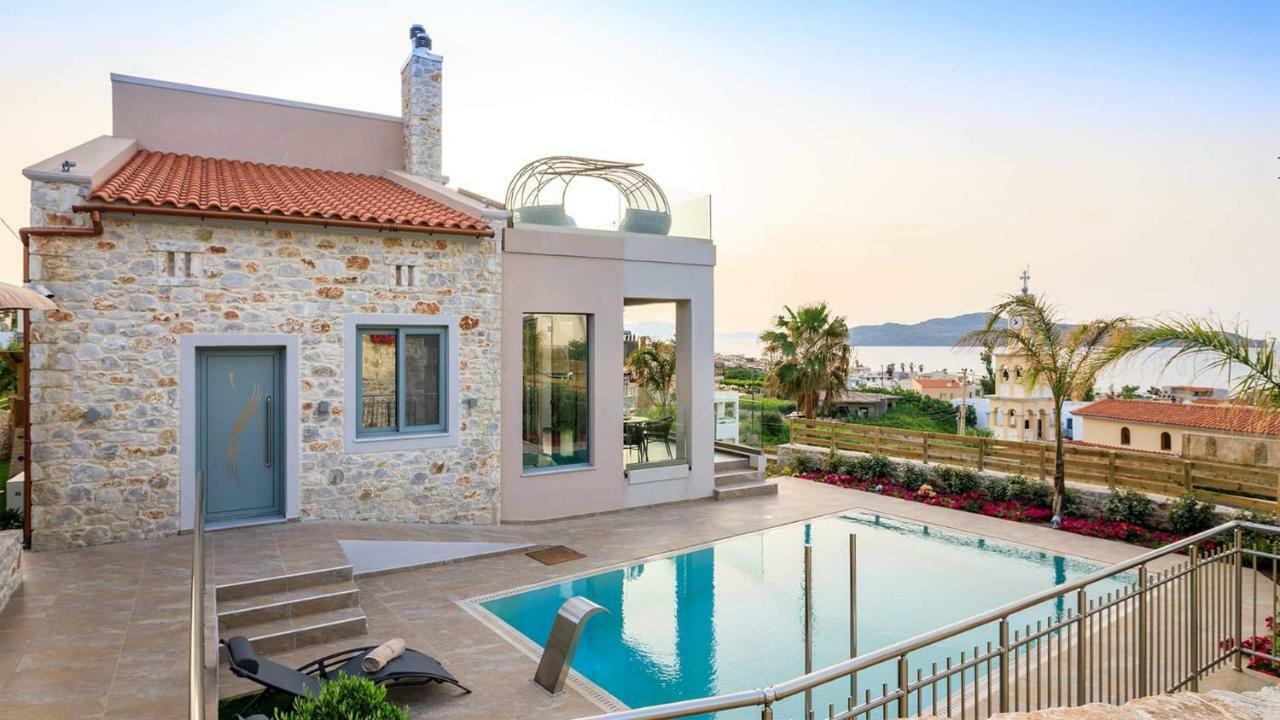Superior Villa Kleanthi Stalós Buitenkant foto