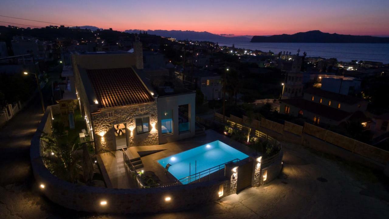 Superior Villa Kleanthi Stalós Buitenkant foto